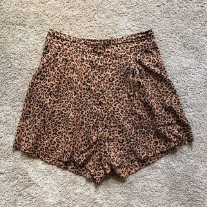Soft cheetah shorts